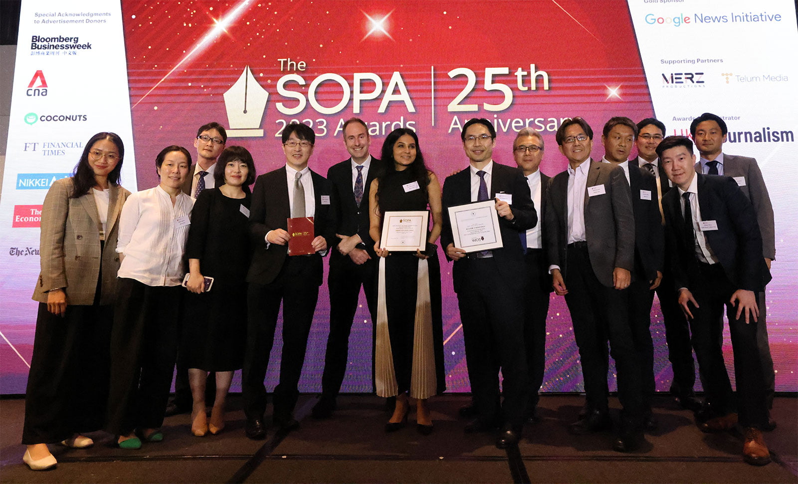 The Nikkei Asia team won the first prize in the global category of the Asia Publishers Association Awards held in Hong Kong in June 2023.