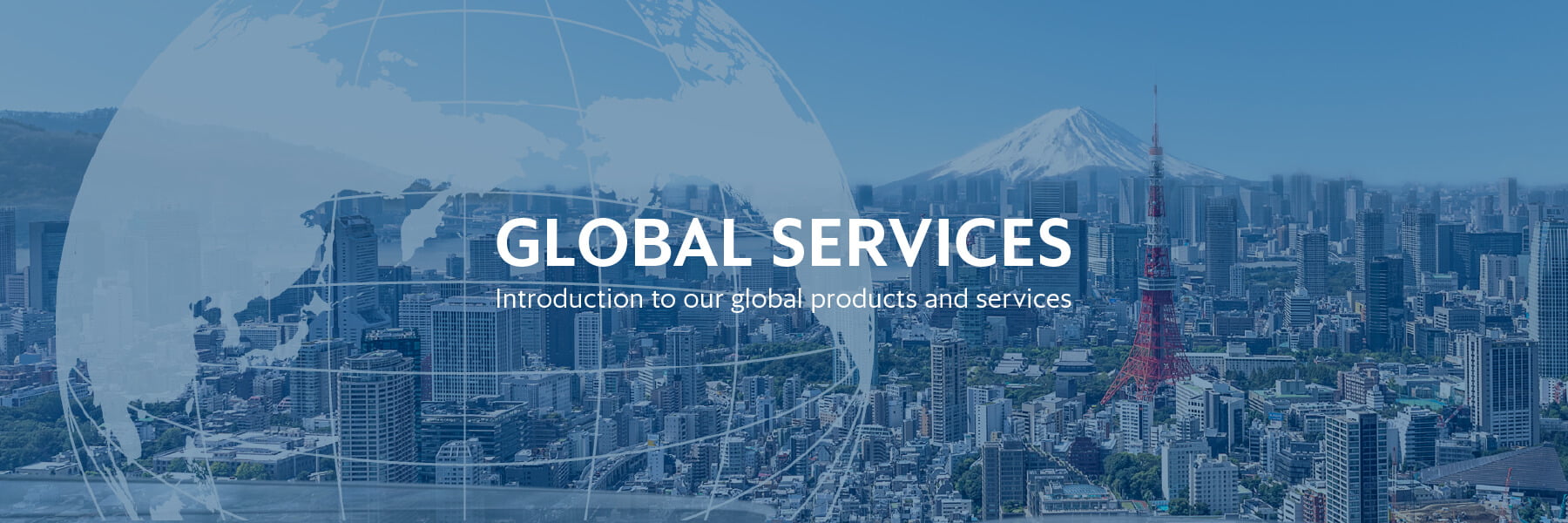 GLOBAL SERVICES Introduction to our global products and services